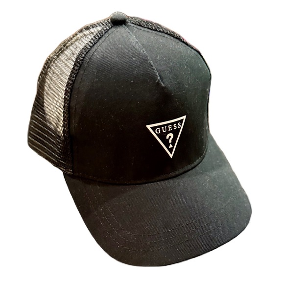 Guess Other - Guess trucker baseball cap. NWT Black with white lettering on front